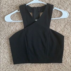 Black Crop Top